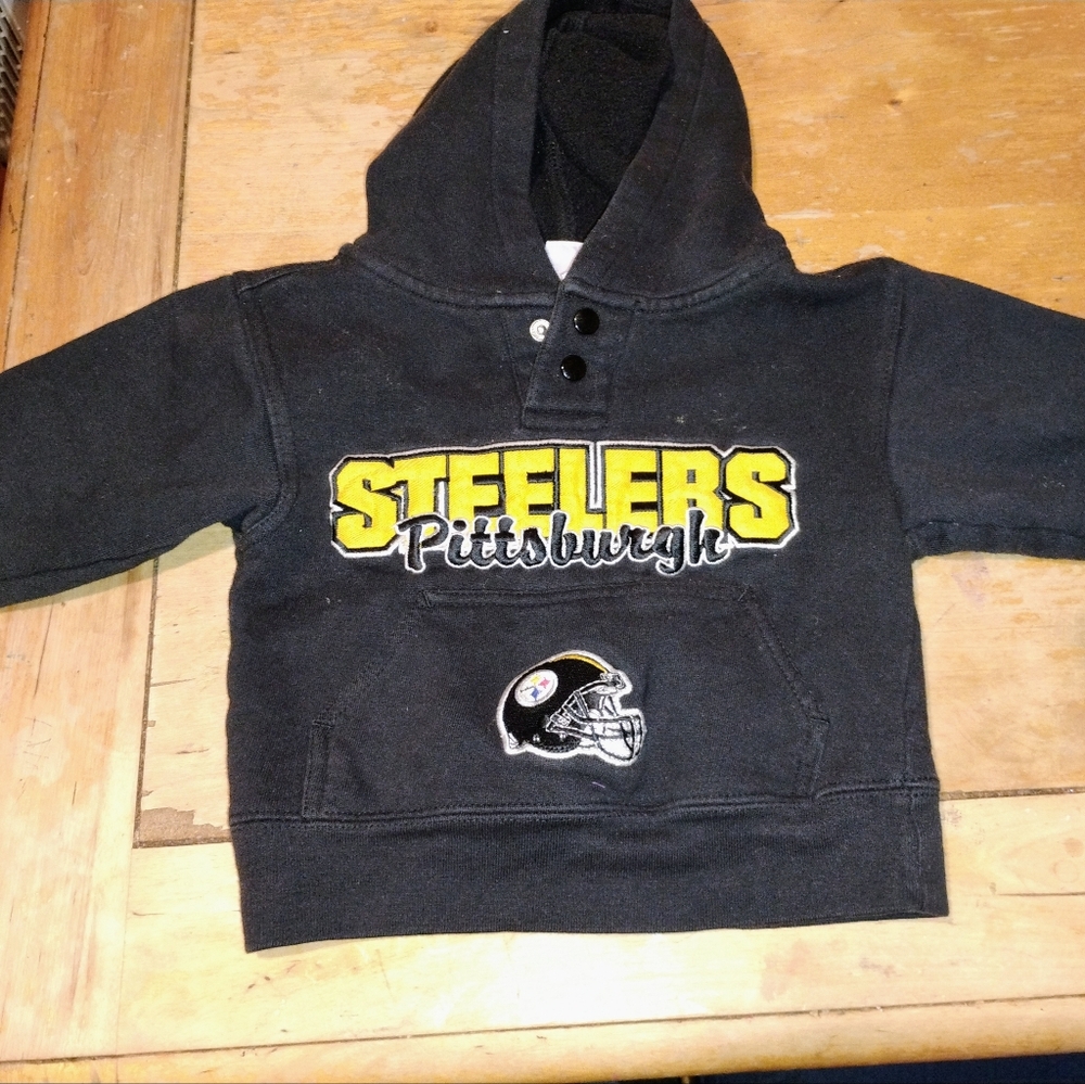 Pittsburgh Steelers Kids Hoodie - Black